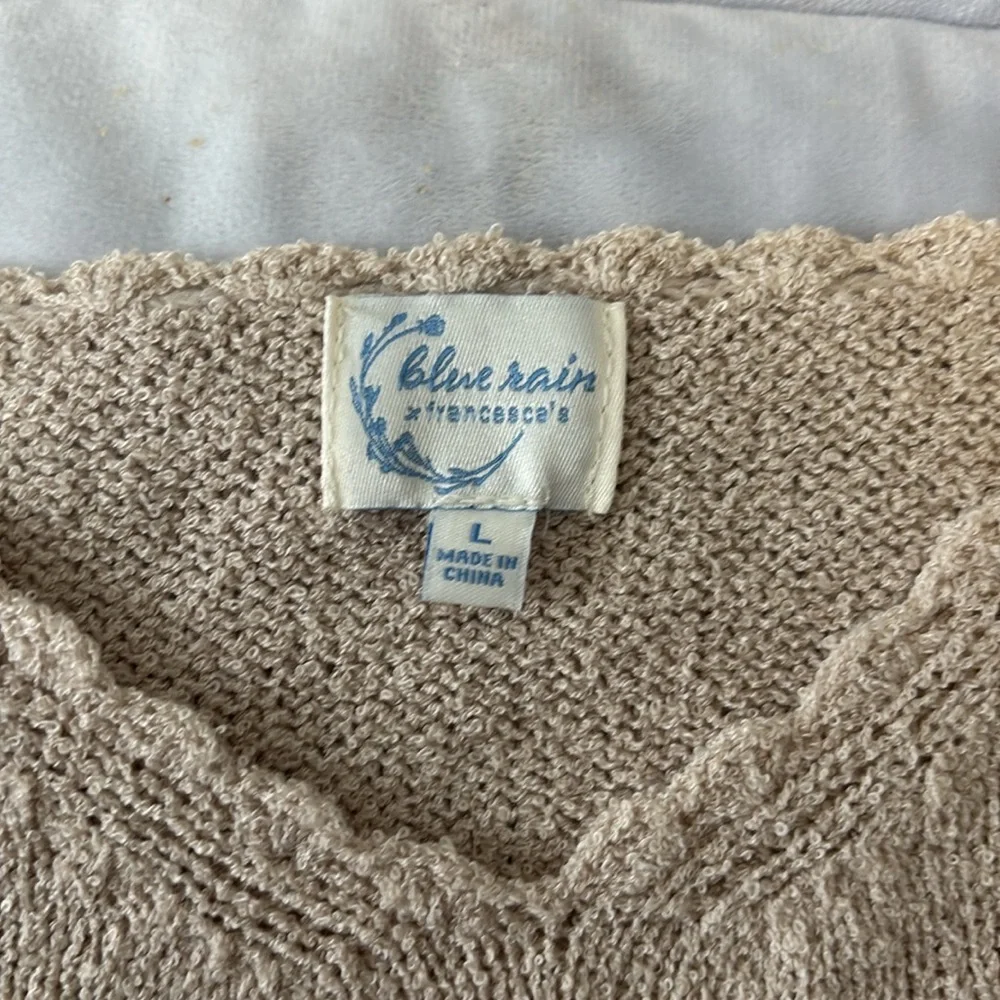 Blue Rain x Francesca’s tank top size large - Picture 2 of 3